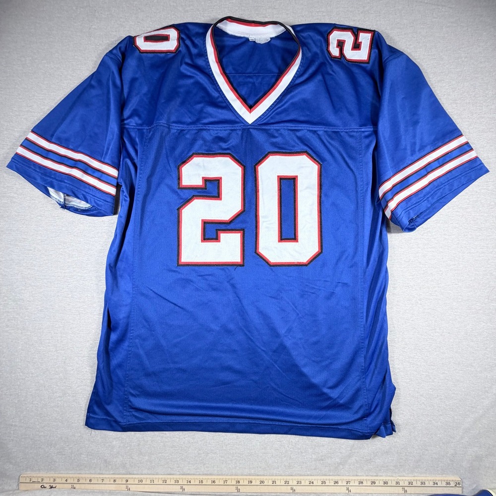 Zack Moss Signed Buffalo Bills Jersey Autographed Beckett COA Blue Mens XL